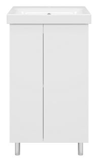 Напольная тумба под раковину Misty Лира 50см белый